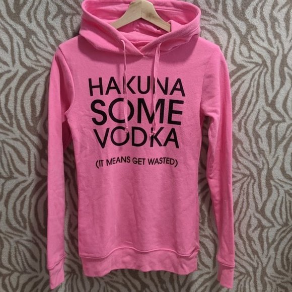 Hakuna Some Vodka Hoodie Sweater - Picture 1 of 1